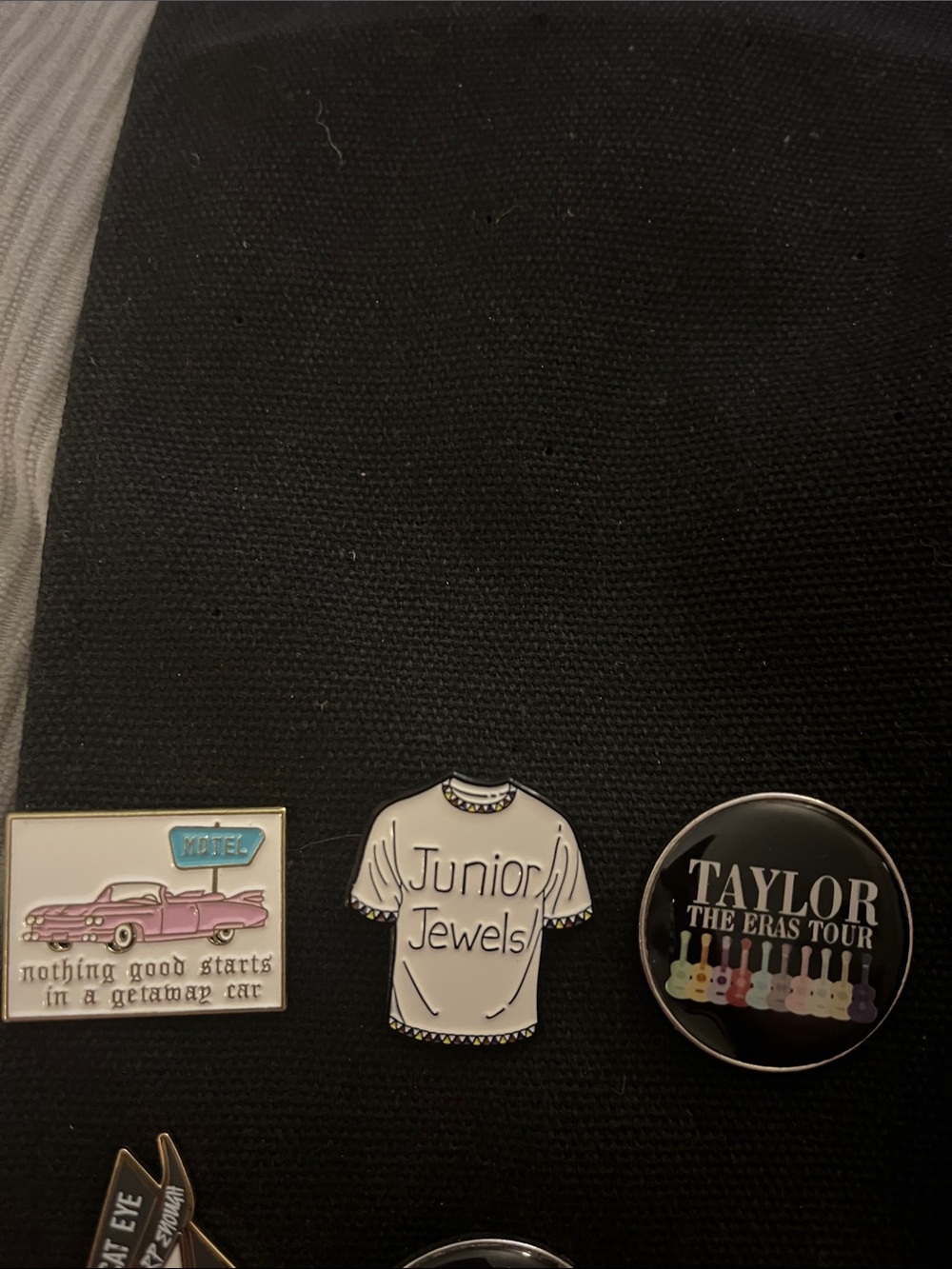 Taylor Swift. Junior Jewels and other pins